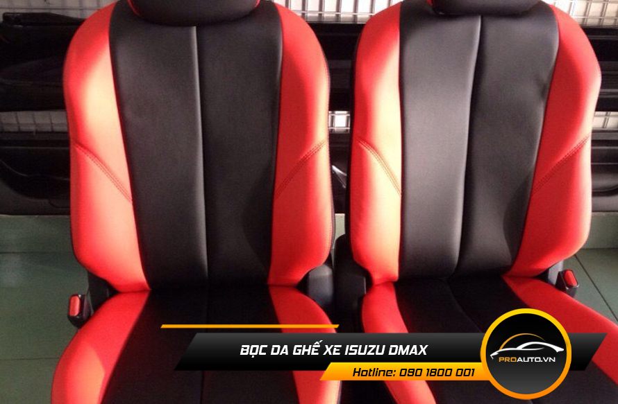 Cách bọc ghế da xe Isuzu Dmax