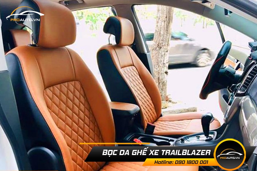 Chọn màu sắc bọc ghế da xe hơi Chevrolet Trailblazer