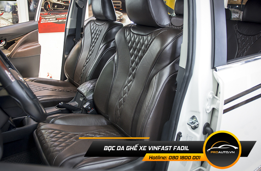 Các loại da bọc ghế da Vinfast Fadil