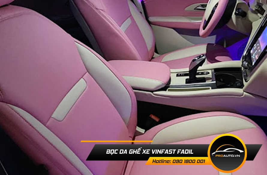 Chọn màu sắc bọc ghế da Vinfast Fadil
