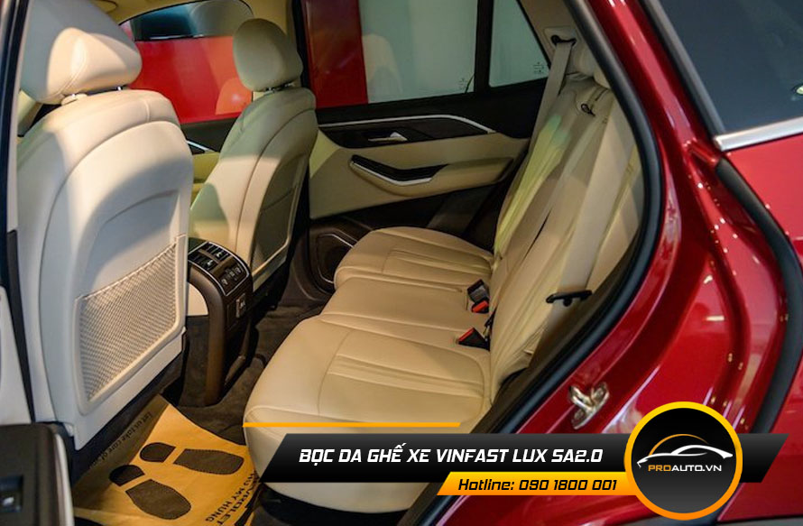 Cách bọc ghế da Vinfast Lux SA2.0