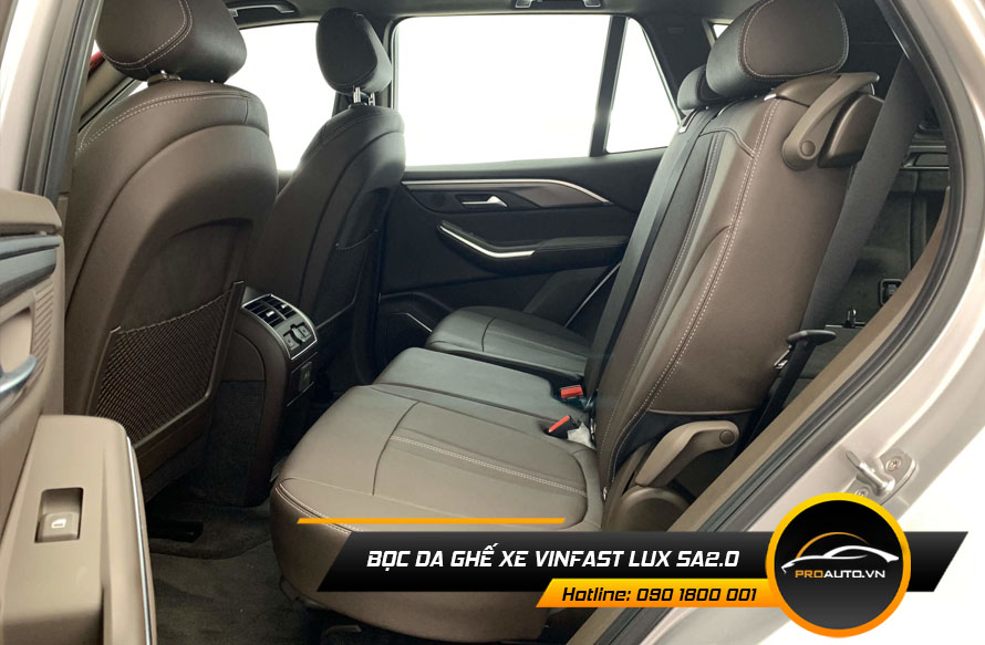 Kinh nghiệm bọc ghế da ô tô Vinfast Lux SA2.0