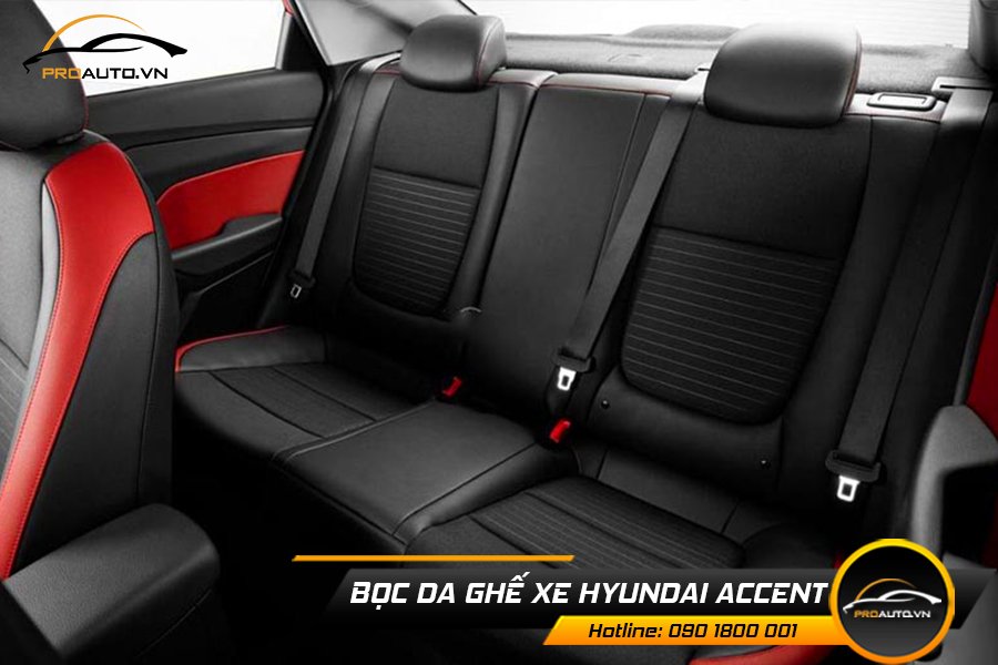 Bọc ghế da Accent theo màu nội thất