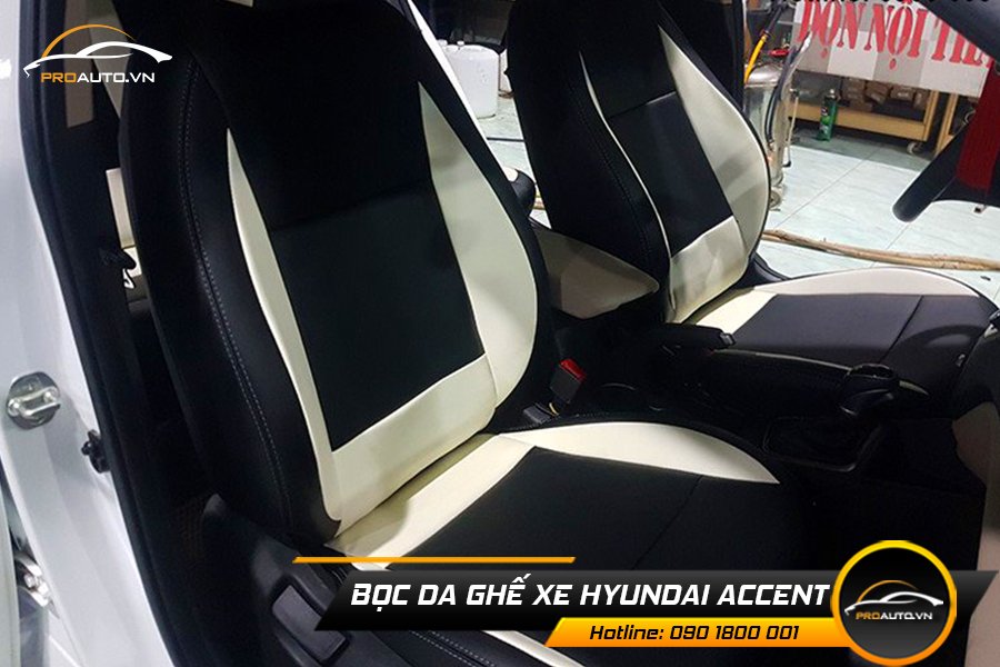 Cách bọc ghế da xe ô tô Accent