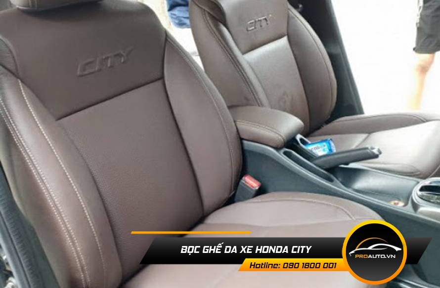 Kinh nghiệm bọc ghế da ô tô Honda City