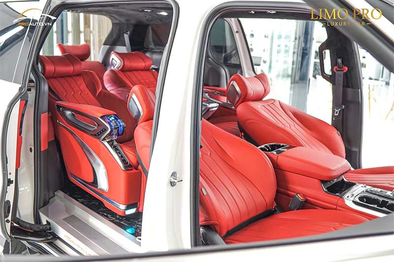 Mẫu độ ghế Limousine Kia Carnival mới nhất hiện nay