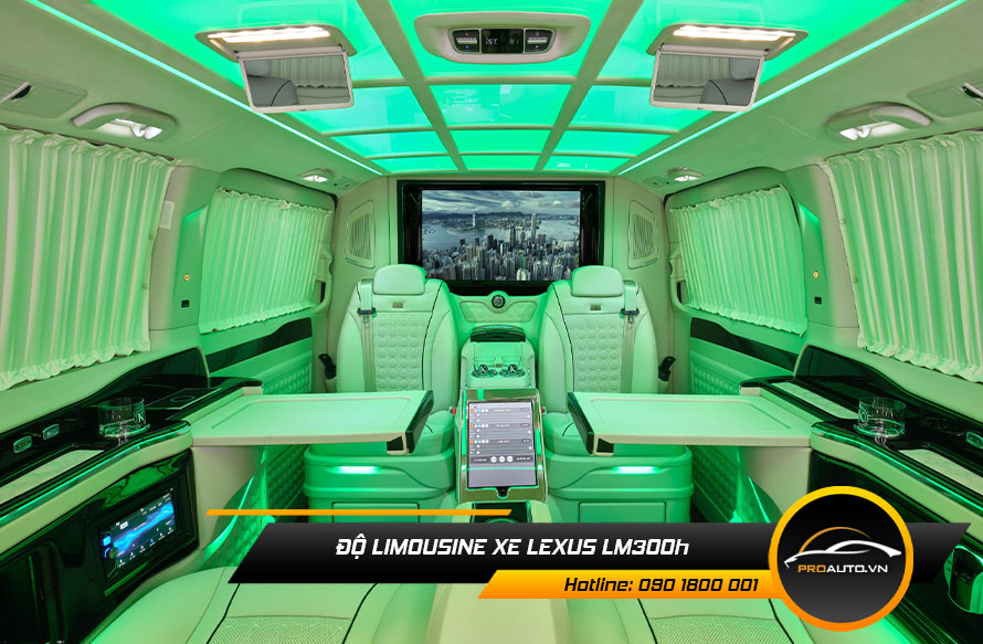 Độ ghế Limousine Lexus LM300h