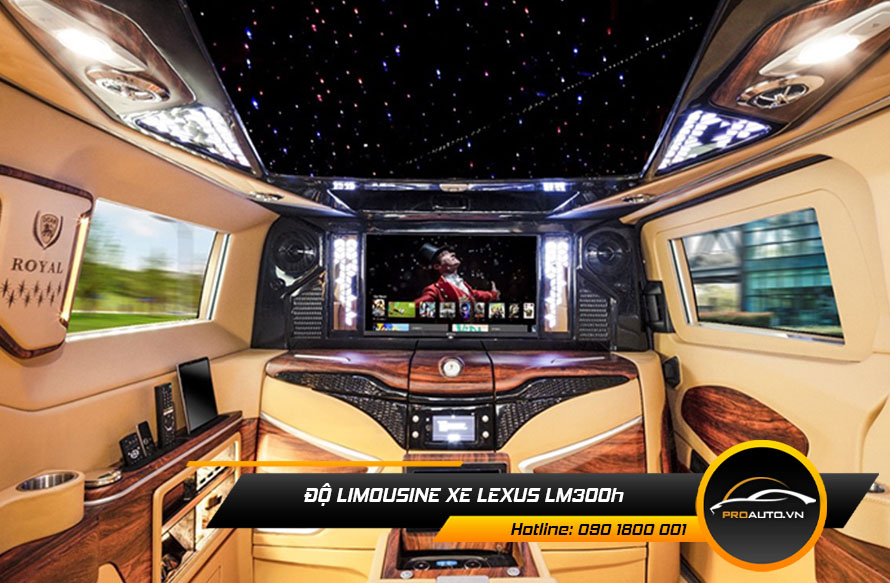 Độ ghế Limousine Lexus LM300h