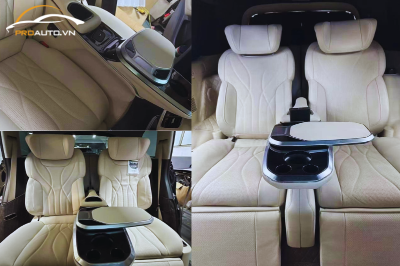 Mẫu Độ ghế Limousine xe Hyundai Palisade đẹp