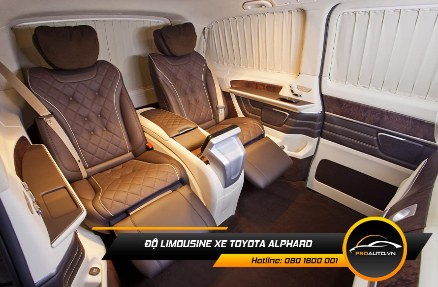 Độ ghế Limousine Toyota Alphard