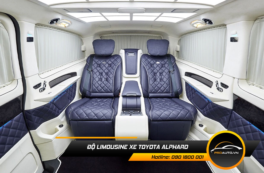 Độ ghế Limousine Toyota Alphard
