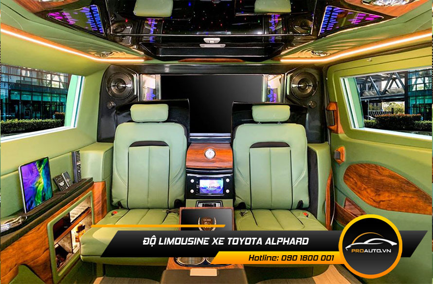 Độ ghế Limousine Toyota Alphard