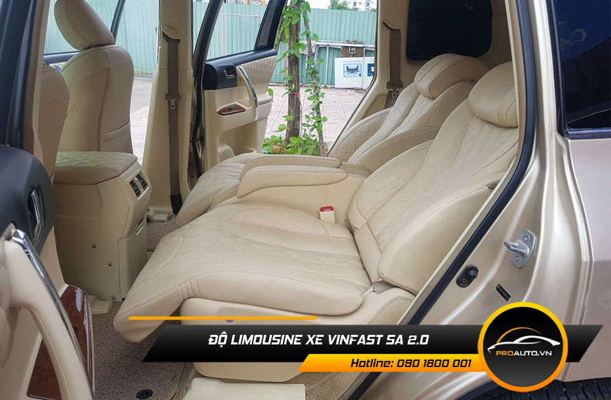 Độ ghế Limousine VinFast Lux A2.0