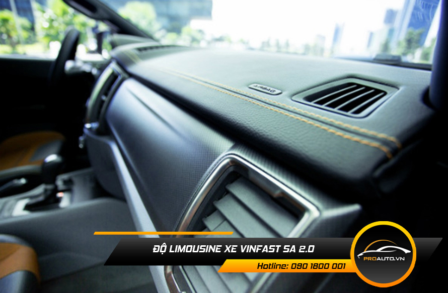 Bọc da taplo xe VinFast Lux A2.0