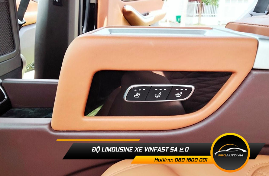 Độ ghế Limousine VinFast Lux A2.0
