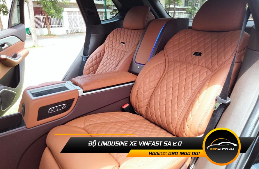 Độ ghế Limousine VinFast Lux A2.0