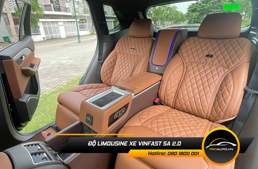 Độ ghế Limousine VinFast Lux A2.0
