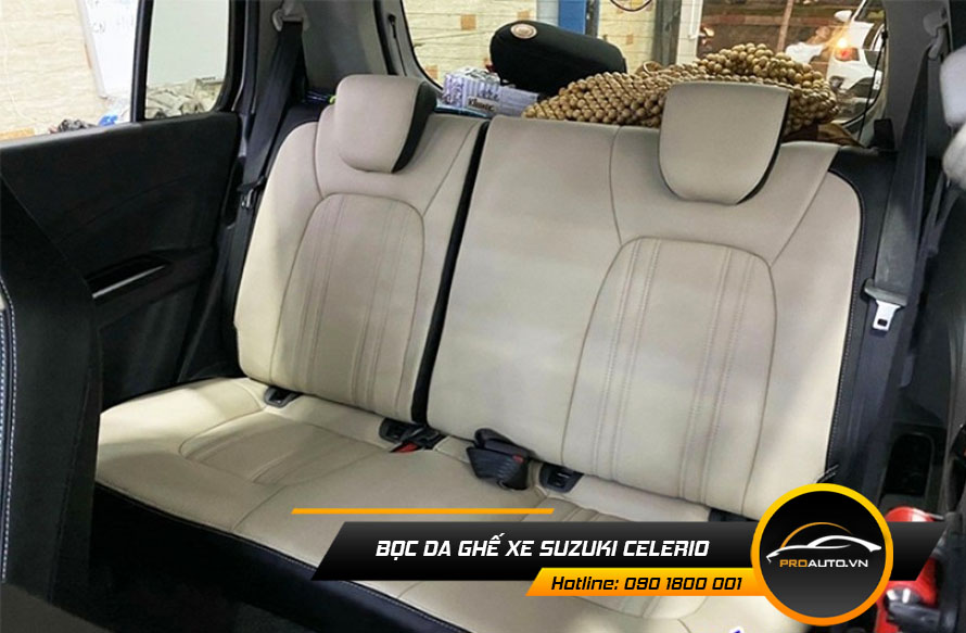 Kinh nghiệm bọc ghế da ô tô Suzuki Celerio