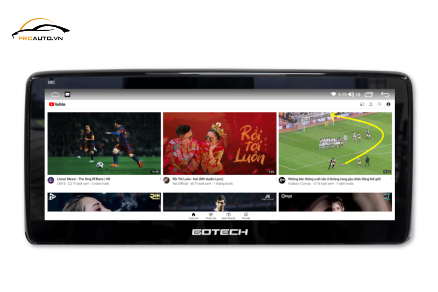 Mở ra thế giới âm nhạc, giải trí vô cùng đặc sắc trên màn hình GT Mazda New 360