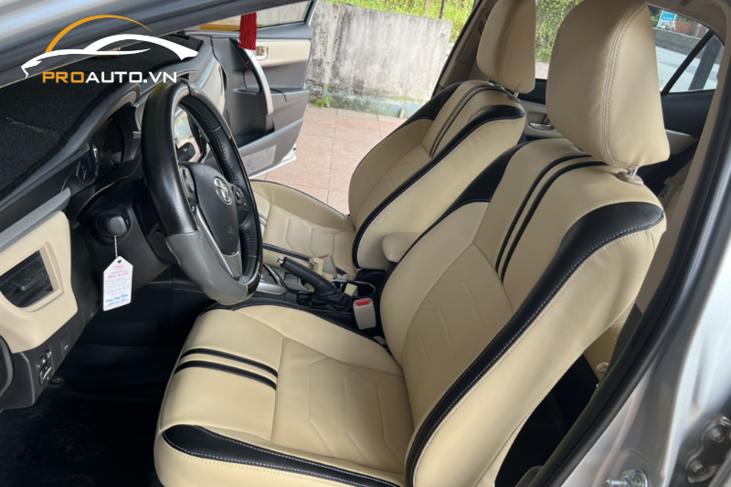Một số kinh nghiệm hữu ích cho việc bọc ghế da xe Toyota Vios