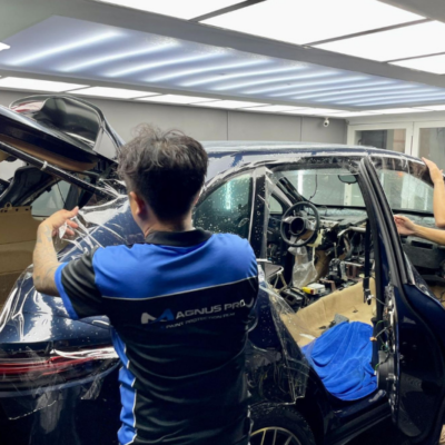 Một số lưu ý mà chủ xe cần biết khi dán phim PPF xe Porsche Cayenne