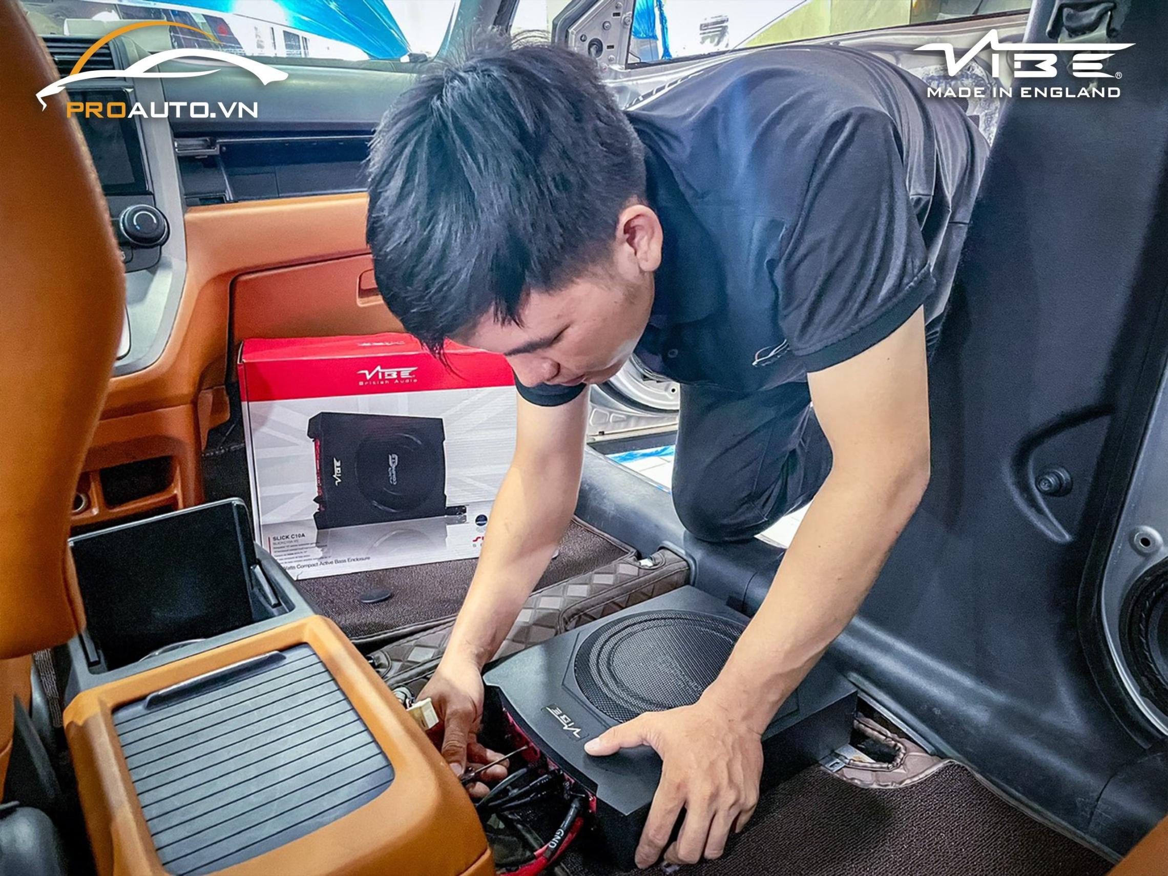 Nâng cấp âm thanh Vibe cho xe hơi chuyên nghiệp