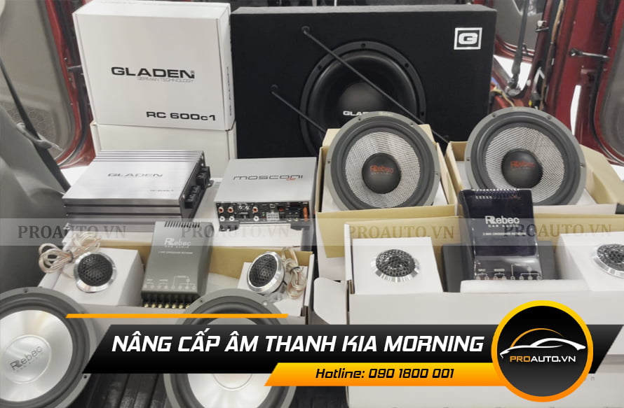Độ âm thanh xe Kia Morning tại Proauto.vn