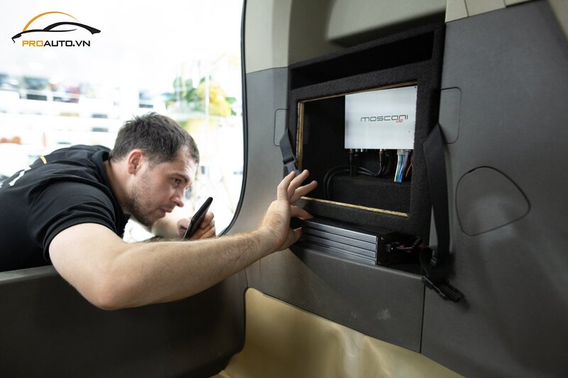 Nâng cấp âm thanh Mosconi bởi chuyên gia âm thanh nước ngoài