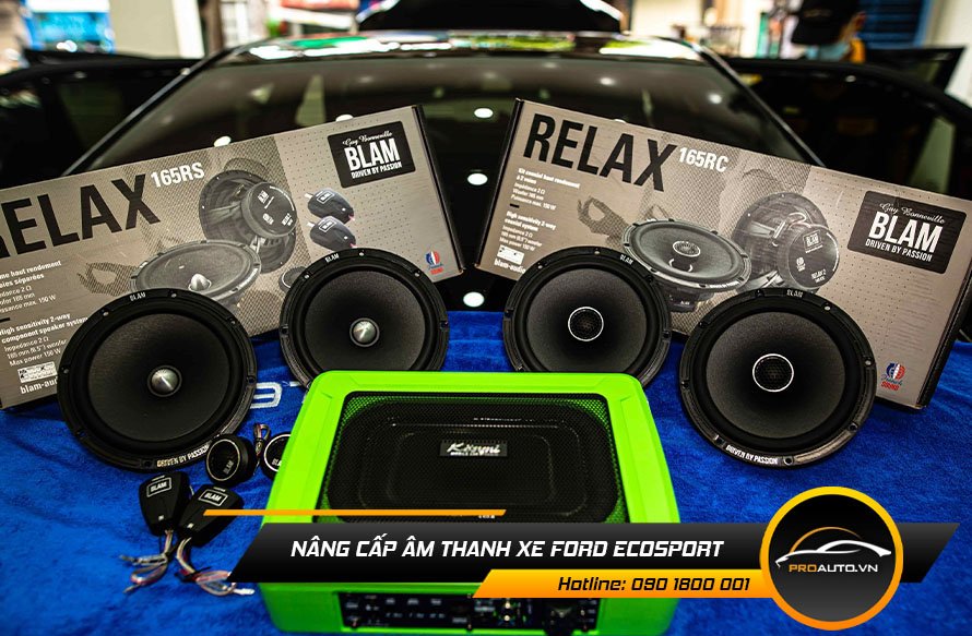Nâng cấp loa sub âm thanh xe Ford Ecosport