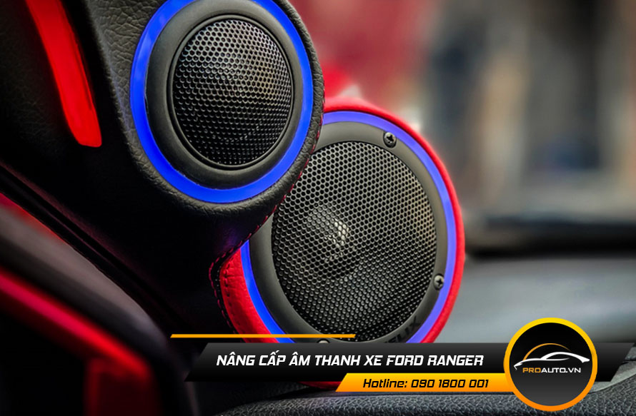nang cap am thanh xe ford ranger