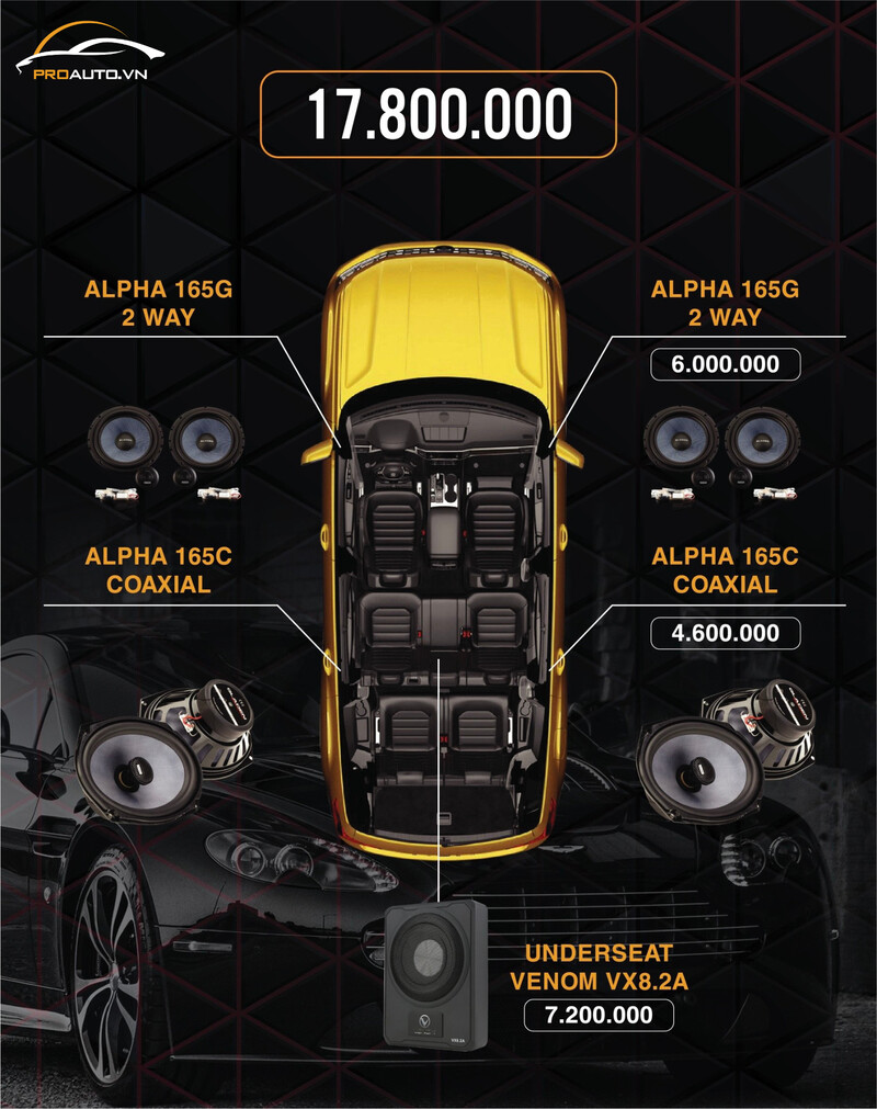 Gói độ âm thanh xe hơi cơ bản 2