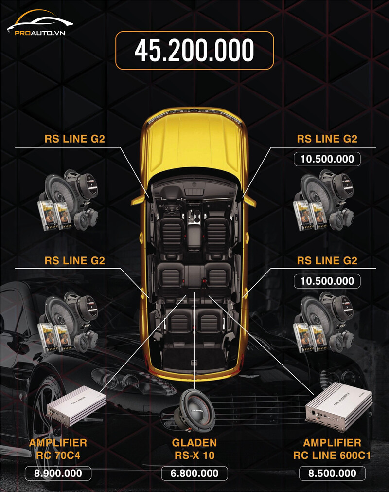 Gói độ âm thanh xe hơi nâng cao 1