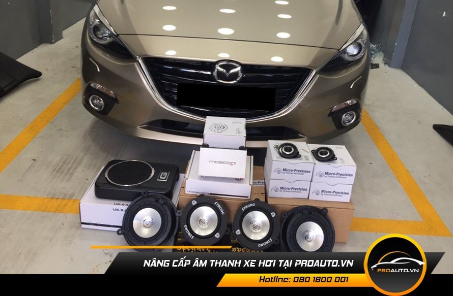 Nâng cấp âm thanh ô tô chuyên nghiệp tại Proauto.vn