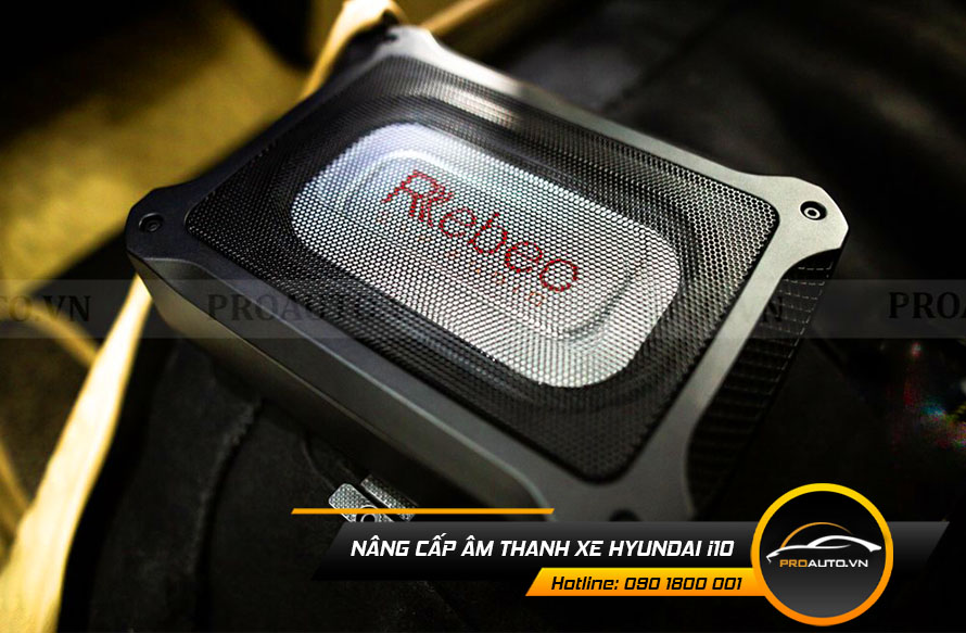 Nâng cấp loa sub âm thanh xe Hyundai i10