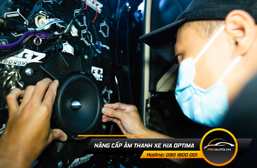 nang cap am thanh xe kia optima