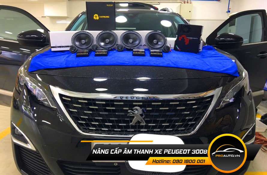 Giải pháp nâng cấp âm thanh xe Peugeot 3008