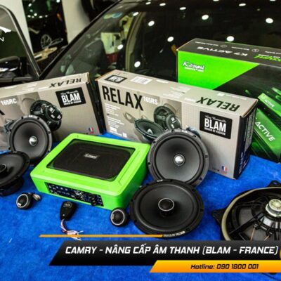 nang cap am thanh xe toyota camry 1