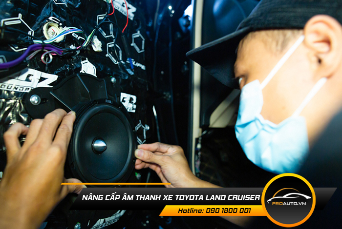 nang cap am thanh xe toyota land cruiser