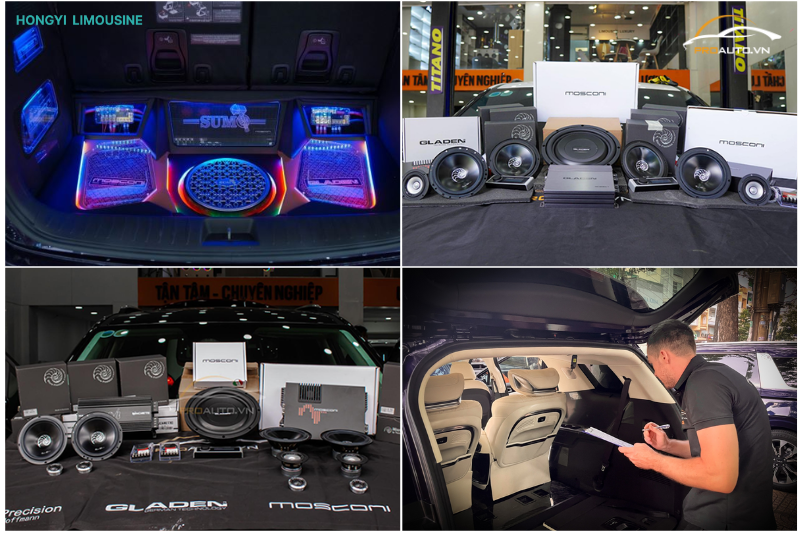 Nâng cấp âm thanh xe Toyota Sienna