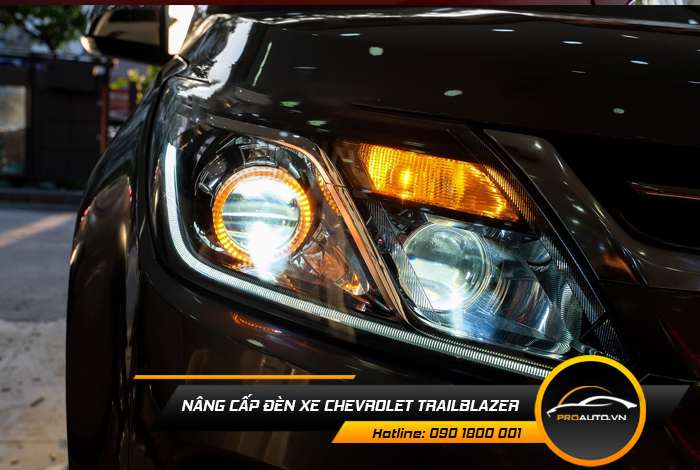 nang cap den xe chevrolet trailblazer