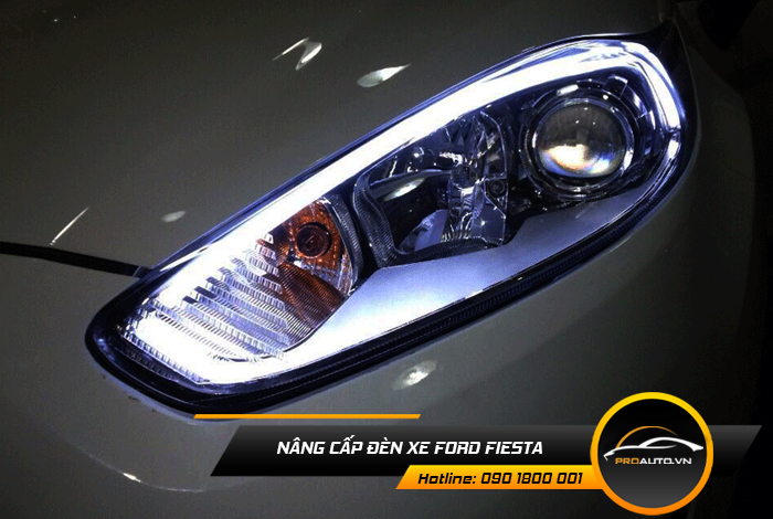 nang cap den xe ford fiesta
