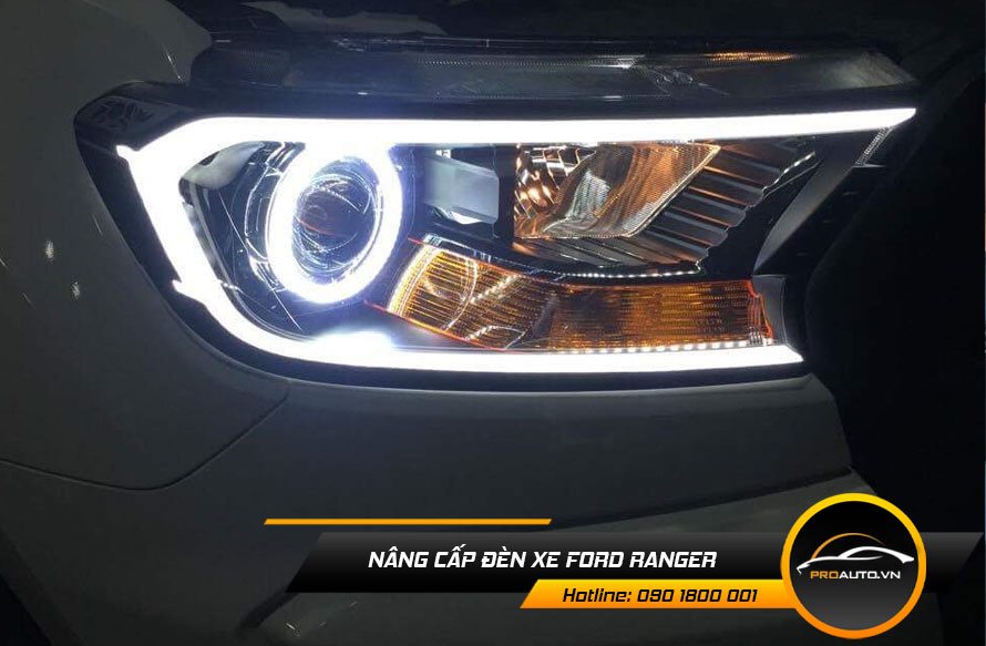 nang cap den xe ford ranger