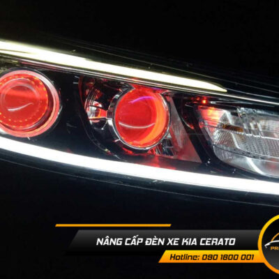 nang cap den xe kia cerato 1