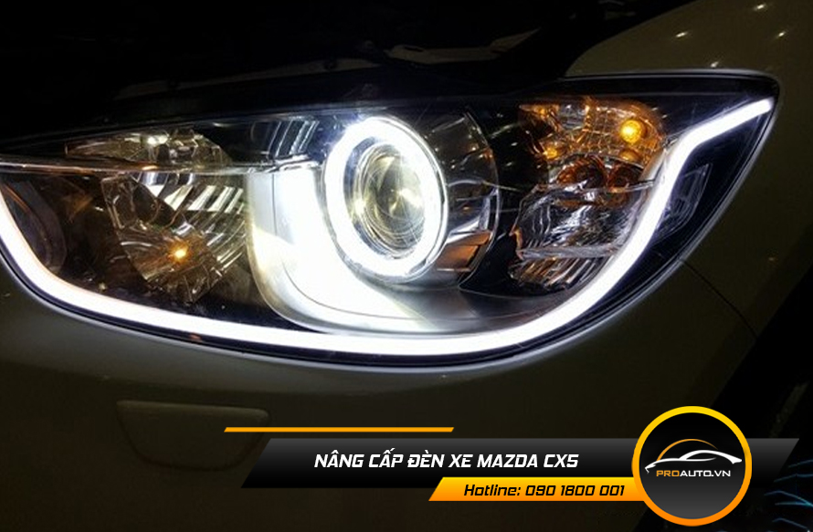 Độ đèn xe Mazda Cx5