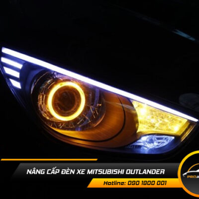 nang cap den xe mitsubishi outlander 1