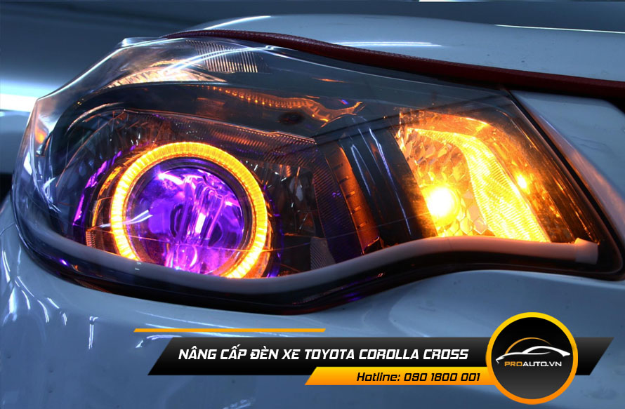nang cap den xe toyota corolla cross