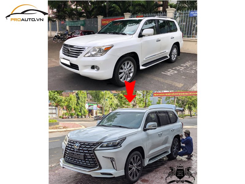 Nâng đời ô tô Lexus LX570