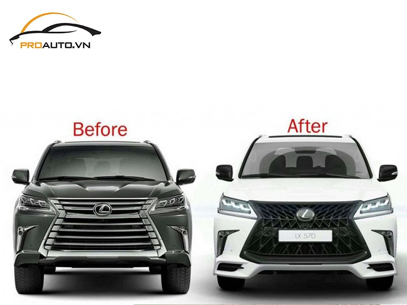 Nâng đời xe Lexus LX570