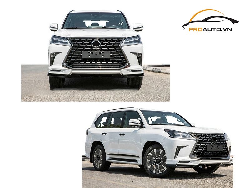 Nâng đời ngoại thất xe Lexus LX570