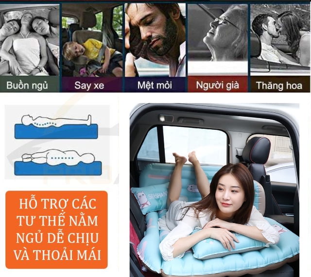 Lợi ích tuyệt vời nệm hơi ô tô vải dù